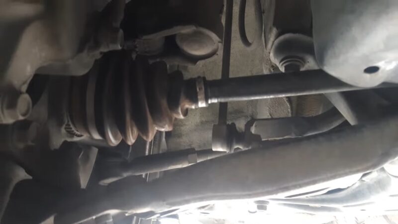 broken CV axle